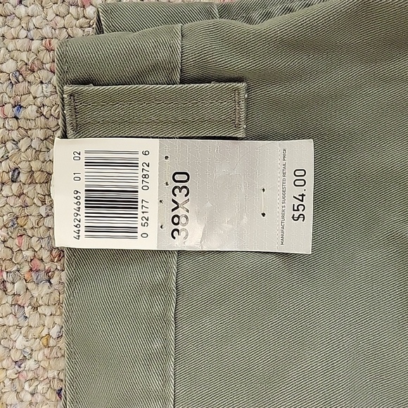 Silvertab Levi's khakis Green Cargo Pants sz 38 x 30 vintage 2001 new with tags - Picture 3 of 7